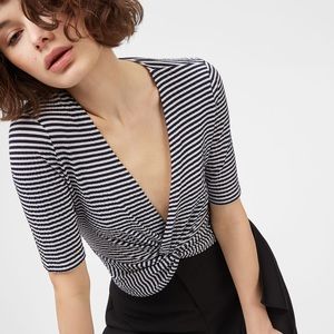 NWT Club Monaco Ribecca Top cropped